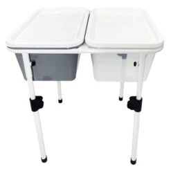 Adjustable Plastic Play Bucket, Easy To Install, Beach Bucket, Exercise Hands-on Ability. Activity Game Table With Lid, Men's And Women's Game Table, Multifunctional Storage Box.