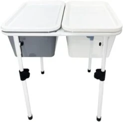 Adjustable Plastic Play Bucket, Easy To Install, Beach Bucket, Exercise Hands-on Ability. Activity Game Table With Lid, Men's And Women's Game Table, Multifunctional Storage Box. -Play Nest Game 31BVFedmQKL. AC