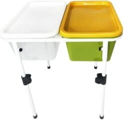 Adjustable Plastic Play Bucket, Easy To Install, Beach Bucket, Exercise Hands-on Ability. Activity Game Table With Lid, Men's And Women's Game Table, Multifunctional Storage Box. -Play Nest Game 31LoQcZv2HL. AC