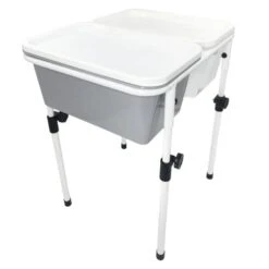 Adjustable Plastic Play Bucket, Easy To Install, Beach Bucket, Exercise Hands-on Ability. Activity Game Table With Lid, Men's And Women's Game Table, Multifunctional Storage Box. -Play Nest Game 31QwjZEHgRL