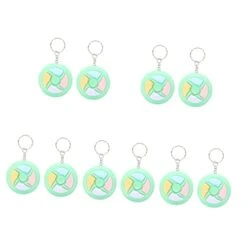 SAFIGLE 10 Pcs Children's Handheld Game Kids Educational Toys Puzzle Piece Keychain Kids Keychain Kid Matching Toy Mini Keychain Cube Brain Teaser Toy Brain Training Plaything Kids Toy