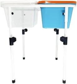 Adjustable Plastic Play Bucket, Easy To Install, Beach Bucket, Exercise Hands-on Ability. Activity Game Table With Lid, Men's And Women's Game Table, Multifunctional Storage Box. -Play Nest Game 31minGHOFJL. AC