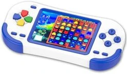 Beijue Handheld Games For Kids Adults 3.0'' Large Screen Preloaded 218 Classic Retro Video Games Seniors Rechargeable Electronic Game Player Birthday Xmas Present (Blue) -Play Nest Game 41 M fZcUeL. AC