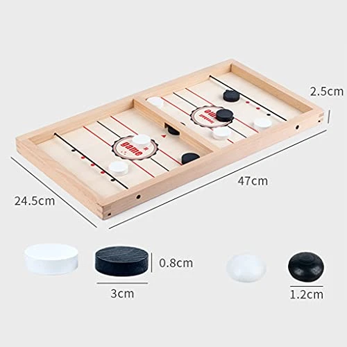 Fast Sling Puck Game Wooden Hockey Game Winner Board Game Desktop Battle Interactive Toy For Kids Adults 4 Fast Sling Puck Game Wooden Hockey Game Winner Board Game Desktop Battle Interactive Toy For Kids Adults - Image 2