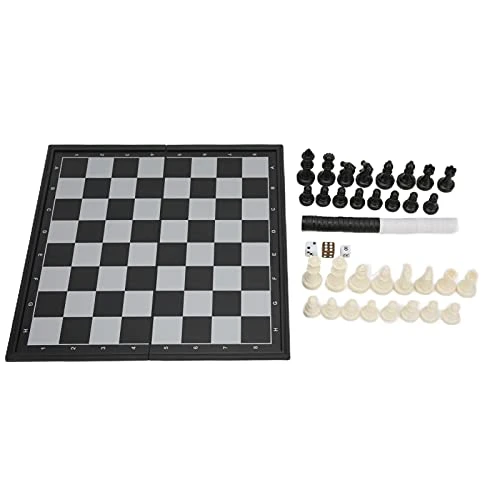 24.7x24.8 Foldable Checker Backgammon Board Game Set,plplaaoo 3 In 1 Magnetic Chess Board Set, Wooden Chess Board, Jaeraph Chess Sets, Educational Toys For Kids And Adults 3 24.7x24.8 Foldable Checker Backgammon Board Game Set,plplaaoo 3 In 1 Magnetic Chess Board Set, Wooden Chess Board, Jaeraph Chess Sets, Educational Toys For Kids And Adults