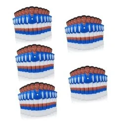 INOOMP 22 Pcs Puppet Foosball Table Accessories Plastic Football Men Foosball Players Number Toys Desktop Toys Mechanic Accessories Desk Football Game Table Football Figurines Soccer Boy