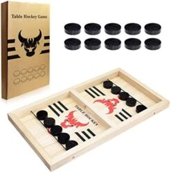 BAKAM Super Fast Sling Puck Game, Portable Table Hockey Game For Kids And Adults, Tabletop Slingshot Games Toys For Boys And Girls, Desktop Sport Board Game For Family Game Night Fun (Large Winner) 16 BAKAM Super Fast Sling Puck Game, Portable Table Hockey Game For Kids And Adults, Tabletop Slingshot Games Toys For Boys And Girls, Desktop Sport Board Game For Family Game Night Fun (Large Winner) -Play Nest Game 411OR6zax2L. AC