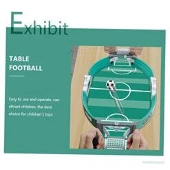 Toddmomy 2 Sets Upgrade Interesting Table For Mini Foosball Toy Interactive Home Sport Office Pinball Board Kit Soccer Gifts Finger Tabletop Game Indoor Parent-Child Kids Desk Football