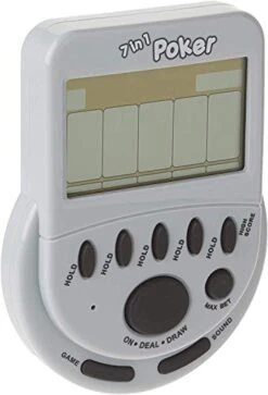 Handheld Games For Adults Gift Pack- Includes Mega Screen Solitaire Handheld Game And 7 In 1 Electronic Poker Games -Play Nest Game 413RKHwh2AL