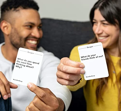 Let's Get Deep - Conversation Cards For Couples - Love Language Card Game By What Do You Meme? 4 Let's Get Deep - Conversation Cards For Couples - Love Language Card Game By What Do You Meme? - Image 2