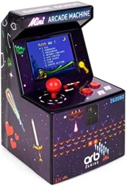 Mini Arcade Machine, 240 In-Built Games, 8-Bit Retro Arcade Games, 2.5” Full Colour Screen, 8-Way Joystick, 2 Buttons, Volume Control, Thumbs Up! 14 Mini Arcade Machine, 240 In-Built Games, 8-Bit Retro Arcade Games, 2.5” Full Colour Screen, 8-Way Joystick, 2 Buttons, Volume Control, Thumbs Up! -Play Nest Game 418gkFG3GyL. AC
