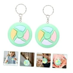 SAFIGLE 10 Pcs Children's Handheld Game Kids Educational Toys Puzzle Piece Keychain Kids Keychain Kid Matching Toy Mini Keychain Cube Brain Teaser Toy Brain Training Plaything Kids Toy -Play Nest Game 419lkBmv3YL