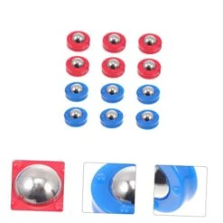 Kisangel 24 Pcs Football Machine Accessories Wood Toy Desktop Accessories Wooden Chess Board Wooden Soccer Game Table Board Soccer Rolling Beads Table Soccer Kits Funny Rolling Balls Table -Play Nest Game 419pacpdTvL