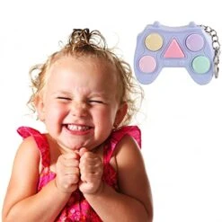 5Pcs Mini Led Memory Game Toy Keychain Electronic Button Game Machine Fidget Games For Kids Adult -Play Nest Game 41AIYEhVKIL