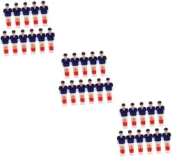 HOLIDYOYO 22 Pcs Football Machine Player Mini Footballs Toy Machine Doll Set Resin Foosball Player Foosball Table For Kids Portable Mini Table Football Creative Table Football Boys Component -Play Nest Game 41BVxpEZZEL. AC
