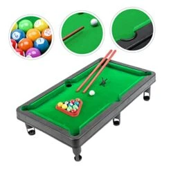 Toyvian 2 Sets Educational Toys Kid Toys Mini Toy Pool Table Small Billiards Billiard Table Child Boy Plastic -Play Nest Game 41CSglkjpEL