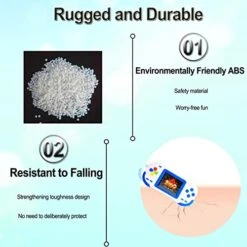 Beijue Handheld Games For Kids Adults 3.0'' Large Screen Preloaded 218 Classic Retro Video Games Seniors Rechargeable Electronic Game Player Birthday Xmas Present (Blue) -Play Nest Game 41D9oLlQoKL