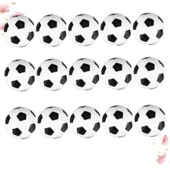 BESPORTBLE 15pcs Outdoor Accessories Billiards Accessories Outside Toy Table Outdoor Toys Tabletop Soccer Game Toy Table Foosball Ball Tabletop Soccer Ball Plastic Replacement Foosballs Mini
