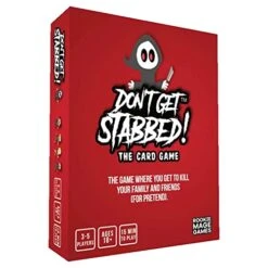 Rookie Mage Games Don't Get Stabbed!: The Party Game Where You Get To Kill Your Family And Friends (for Pretend). Exciting Adult Card Game For Horror Movie Fans!