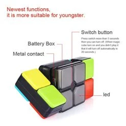 Toyofmine Electronic Handheld Memory Game| Fidget Toys|Logic Games Flip，Slide | 4 Game Modes |Toy For Kids Boys And Girls | Fun Gift Toy For Kids Ages 6-12 Years Old -Play Nest Game 41EQCzmleBL