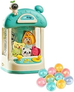 Small Claw Machine - Claw Game Machine,Space Theme Electric Sound And Light Catch Doll Toy For Dual Charging Mode Adjustable Volume Fashionteyy 15 Small Claw Machine - Claw Game Machine,Space Theme Electric Sound And Light Catch Doll Toy For Dual Charging Mode Adjustable Volume Fashionteyy -Play Nest Game 41ERYYlh06L. AC