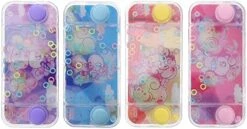 4pcs Toss Road Games Family Travel Unicorn Kids For Game Toys Style Adults Arcade Bag Pastime Ring Bubble Fillers Trip Retro Favors A Party Handheld Water Toy -Play Nest Game 41EbRgQEdDL. AC