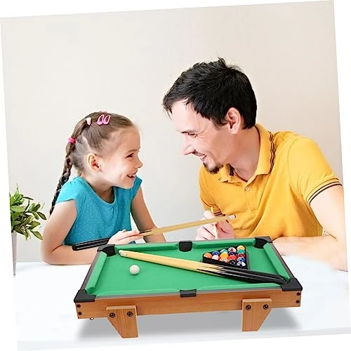 Sosoport 1 Set Pool Table Poppets For Kids Boys Kids Toys Kids Travel Toys Mini Billiard Game Toy Interesting Table Billiard Toy Parent- Child Pool Table Toy Creative Billiard Table Green 8 Sosoport 1 Set Pool Table Poppets For Kids Boys Kids Toys Kids Travel Toys Mini Billiard Game Toy Interesting Table Billiard Toy Parent- Child Pool Table Toy Creative Billiard Table Green - Image 6