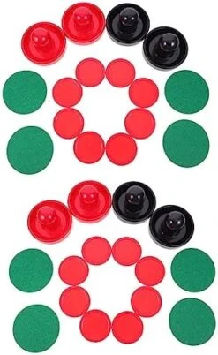 Toddmomy 2 Sets Air Hockey Slingshots For Kids Air Hockey Puck Kids Mini Toys Plastic Hockey Piece Foosball Pieces Air Hockey Paddle Plastic Hockey Parts Plastic Air Hockey Puck Felt Pad -Play Nest Game 41ErDaFSwtL. AC