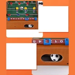 TREETDOBV Foosball Table, Upgrade 12mm Wooden Mini Foosball Table, Portable Table Football Game For 2 To 4 People, Parent Kid Toys For Adults And Kids,Family Entertainment -Play Nest Game 41FNf8F67uL