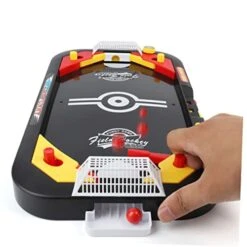 Sosoport 1pc Mini Toy Desktop Toys Kids Mini Toys Mini Finger Sports Toy 2-in-1 Soccer Ice Hockey Toy Soccer Table Football Table 2 In 1 Parent-Child Colorful Ice Hockey Table Football Toys -Play Nest Game 41GKT8mhYKL