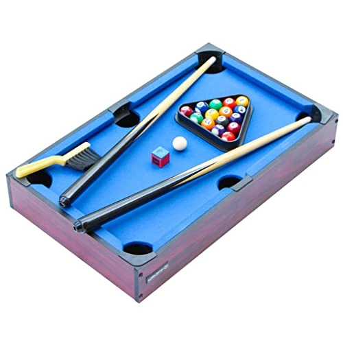IFOYO Mini Table Top Pool, Billiards Table With 15 Colored Balls, 1 Cue Ball, 1 Brush, 2 Pool Sticks & Racking Triangle Portable And Fun For Party Game 3 IFOYO Mini Table Top Pool, Billiards Table With 15 Colored Balls, 1 Cue Ball, 1 Brush, 2 Pool Sticks & Racking Triangle Portable And Fun For Party Game
