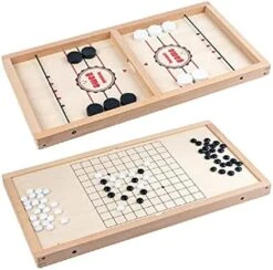 Fast Sling Puck Game Wooden Hockey Game Winner Board Game Desktop Battle Interactive Toy For Kids Adults 15 Fast Sling Puck Game Wooden Hockey Game Winner Board Game Desktop Battle Interactive Toy For Kids Adults -Play Nest Game 41K2pmN ML. AC 1