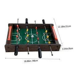 INOOMP Table Football Wooden Toys Educational Toys Desktop Toys Soccer Finger Toy Table Battle Toys Desktop Football Game Football Table Interactive Foosball Game Household Soccer Table -Play Nest Game 41KN5dqePcL