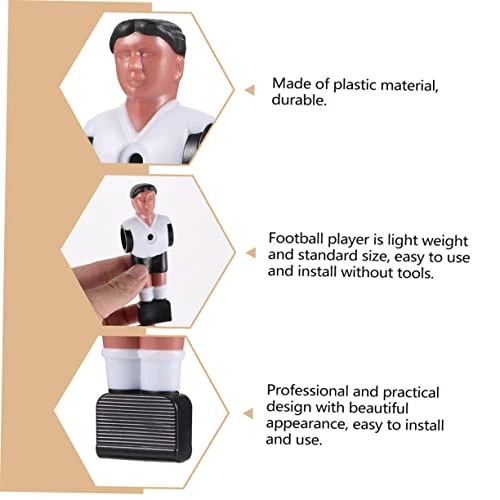 INOOMP 12pcs Football Machine Doll Mini Accessories Mini Baby Dolls Cake Toy Soccer Accessories For Men Football Men Figurine Foosball Table Player Imitation Soccer Player Foosball Game 7 INOOMP 12pcs Football Machine Doll Mini Accessories Mini Baby Dolls Cake Toy Soccer Accessories For Men Football Men Figurine Foosball Table Player Imitation Soccer Player Foosball Game - Image 5