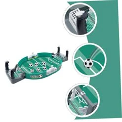 VANZACK 2 Sets Kids Educational Toys Mini Board Portable Board Arcade Soccer Table Game Mini Table Football Game Mini Tabletop Soccer Game Tables Football Board Games Indoor -Play Nest Game 41LRqa8dfkL