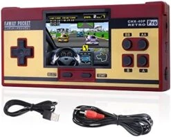 Handheld Game For Kids Built-in 348 HD Classic Retro Video Games USB Rechargeable 3.0 Inch Childrens Travel Electronics Toys Portable Game Player Gift For Boys And Girls Ages 4-8-12 -Play Nest Game 41LXzxbb6eL. AC