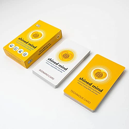 Shined Mind: A Card Game For Cultivating Mindful Choices, Coping Skills, And Calm (58 Cards) Mindfulness And Affirmation Relief Game For Self-Care, Stress-Relief, Focus - For Ages 16+ (2-6 Players) 4 Shined Mind: A Card Game For Cultivating Mindful Choices, Coping Skills, And Calm (58 Cards) Mindfulness And Affirmation Relief Game For Self-Care, Stress-Relief, Focus - For Ages 16+ (2-6 Players) - Image 2