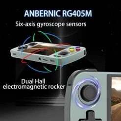 RG405M Retro Handheld Game Aluminum Alloy, Android 12 Built-in 128G TF Card 3172 Games,4 Inch IPS Touch Screen With Game Front-end,RG405M Supports Google Play And OTA Wireless Upgrade -Play Nest Game 41NCGoMevuL