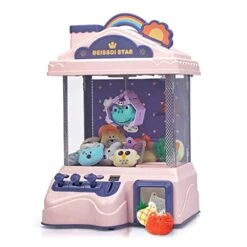 Mini Claw Machine With Lights And Music, Arcade Game And Candy Grabber, Ideal For Use With Small Toys/Candy, Best Gift & Party Game For Kids (Color : 20 Dolls)