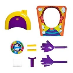 Perfrom Cream Face Game,The Pie Cream Face Toys,Fun Family Board Games For Kids,Whipped Cream(Not Included,Can Use Water Instead) -Play Nest Game 41RE4mYPhuL