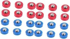 Kisangel 24 Pcs Football Machine Accessories Wood Toy Desktop Accessories Wooden Chess Board Wooden Soccer Game Table Board Soccer Rolling Beads Table Soccer Kits Funny Rolling Balls Table -Play Nest Game 41Rj1M3FQ0L. AC