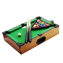 Mini Billiards Table Interactive Cat Toy For Household, Mini Billiards Toys, Pool Table Set, Tabletop Billiards Family Home School Indoor Toy