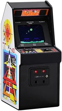 New Wave Toys Missile Command X RepliCade - Playable Video Game Arcade Cabinet 1/6 Scale 11.3 Inch With Trak-Ball XL & CRT FX Screen Lens -Play Nest Game 41TtwMlevaL. AC