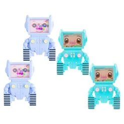 Toyvian 8 Pcs Handheld Water Water Ring Toss Toys Handheld Water Ring Game Water Ring Game Handheld Games Robot Shape -Play Nest Game 41WBKfZ70ZL