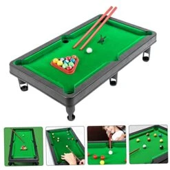 Toyvian 2 Sets Educational Toys Kid Toys Mini Toy Pool Table Small Billiards Billiard Table Child Boy Plastic -Play Nest Game 41Y6LEKKw7L