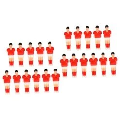 BESPORTBLE 22 Pcs Football Machine Player Resin Decoration Accessories Puppets For Kids Indoor Soccer Ball Table Soccer Player Foosball Table Player Tabletop Foosball Table Lovely Soccer Men