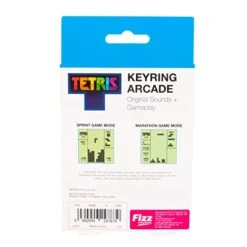 Tetris Keyring Handheld Arcade Game - Retro Mini Portable Handheld Tetris Game For Kids And Adults. Original Gameplay Including Original Tetris Sounds. Officially Licensed Tetris Game. -Play Nest Game 41ZQrw0bUpL