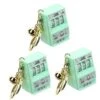 Las Vegas 6 Pcs Rocker Keychain S For Adults Keychain For Kids Mini Lucky Keychain Mini Arcade Game Miniature Metal Green Party Favors For Kids 8-12 Toy -Play Nest Game 41ac94r6TwL