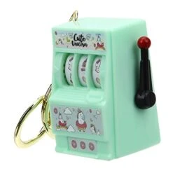 TOYANDONA Las Vegas 8 Pcs Rocker Keychain Mini Toys For Kids S For Adults Adukt Toys Mini Toy Mini Claw Machine For Kids Slots Toys Keychain Plaything Keychain Toy Gift -Play Nest Game 41ajdRMLAHL