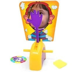 Perfrom Cream Face Game,The Pie Cream Face Toys,Fun Family Board Games For Kids,Whipped Cream(Not Included,Can Use Water Instead)
